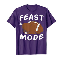 Ladda upp bild till gallerivisning, Feast Mode Football Turkey Funny Thanksgiving Gift T-Shirt 402332
