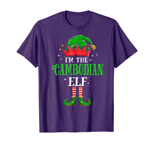 Funny shirts V-neck Tank top Hoodie sweatshirt usa uk au ca gifts for Cambodian Elf Matching Family Group Christmas Gifts T-Shirt 724031