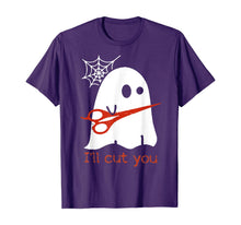 Ladda upp bild till gallerivisning, Halloween Ghost I'll Cut You Shirt Boo I Will Cut T-Shirt 133943
