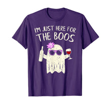 Ladda upp bild till gallerivisning, Im Just Here for the Boos Shirt Funny Gift Halloween Ghost T-Shirt 347997
