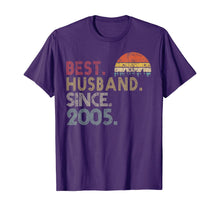 Ladda upp bild till gallerivisning, 15th Wedding Anniversary Gifts Best Husband Since 2005 TShirt235444
