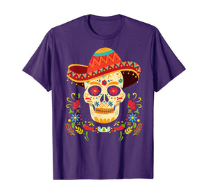 Day Of The Dead Skull Gifts Funny Cinco De Mayo Men Women T-Shirt 792003