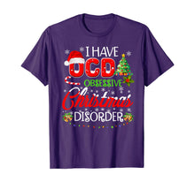 Ladda upp bild till gallerivisning, OCD Obsessive Christmas Disorder Funny Holiday  T-Shirt
