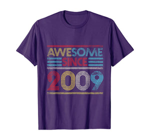 10th Birthday Gifts - Awesome Since 2009 T-Shirt 210489