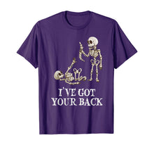 Ladda upp bild till gallerivisning, Skeleton I've got your back   T-Shirt 279646
