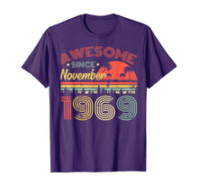 Ladda upp bild till gallerivisning, Awesome Since November 1969 50th Birthday Gifts 50 Years Old T-Shirt 371530
