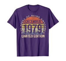 Ladda upp bild till gallerivisning, Funny shirts V-neck Tank top Hoodie sweatshirt usa uk au ca gifts for Born December 1979 Limited Edition Bday Gifts 40th Birthday T-Shirt 111987
