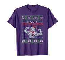 Ladda upp bild till gallerivisning, Funny shirts V-neck Tank top Hoodie sweatshirt usa uk au ca gifts for Frosty The Swoleman Funny Christmas Gift For Gym Training T-Shirt 550092
