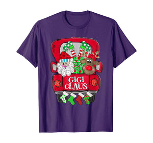 Funny shirts V-neck Tank top Hoodie sweatshirt usa uk au ca gifts for Gigi Claus Truck Christmas Santa Reindeer Pajama Gifts T-Shirt 637932