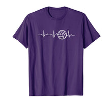 Ladda upp bild till gallerivisning, Funny shirts V-neck Tank top Hoodie sweatshirt usa uk au ca gifts for Heartbeat Volleyball Love T-Shirt 2232573
