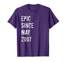 Ladda upp bild till gallerivisning, Funny shirts V-neck Tank top Hoodie sweatshirt usa uk au ca gifts for 12th Birthday Gift Epic Since May 2007 T-Shirt 1551483
