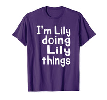 Ladda upp bild till gallerivisning, Funny shirts V-neck Tank top Hoodie sweatshirt usa uk au ca gifts for I'm Lily Doing Lily Things Fun First Name Shirt 2200564
