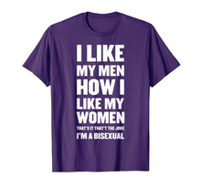 Ladda upp bild till gallerivisning, Funny shirts V-neck Tank top Hoodie sweatshirt usa uk au ca gifts for i like my men how i like my women bisexual pride flag tshirt 1882097
