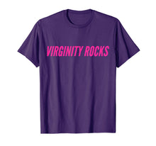 Ladda upp bild till gallerivisning, Virginity Rocks Pink Letters Funny Tee Shirt  T-Shirt 318600
