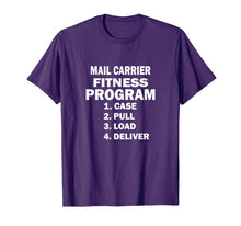 Ladda upp bild till gallerivisning, Funny shirts V-neck Tank top Hoodie sweatshirt usa uk au ca gifts for Funny Postal Worker shirt Mail Carrier Fitness Program 2580395
