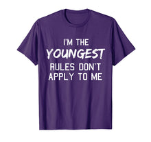 Ladda upp bild till gallerivisning, Funny shirts V-neck Tank top Hoodie sweatshirt usa uk au ca gifts for Youngest Child Shirt Rules Don't Apply To Me Tshirt Siblings 2051270
