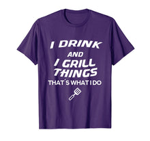 Ladda upp bild till gallerivisning, Drink and Grill Things I Beer Party Guys Shirt Meat Friends 1330935
