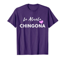 Ladda upp bild till gallerivisning, Funny La Abuela Chingona For women men heart gift T-Shirt 800749
