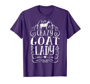Funny shirts V-neck Tank top Hoodie sweatshirt usa uk au ca gifts for Crazy Goat Lady T Shirt Funny Goats Lovers Farm Farmer Gifts 603190