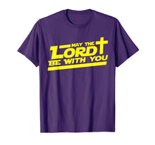 Ladda upp bild till gallerivisning, Funny shirts V-neck Tank top Hoodie sweatshirt usa uk au ca gifts for May The Lord Be With You shirt Funny Christian T-Shirt 1331032
