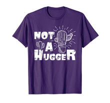 Ladda upp bild till gallerivisning, Not A Hugger T-Shirt Funny Cactus Gifts 957861
