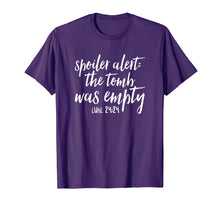 Ladda upp bild till gallerivisning, Funny shirts V-neck Tank top Hoodie sweatshirt usa uk au ca gifts for Spoiler Alert The Tomb Was Empty Easter T-Shirt 2025162
