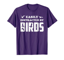 Ladda upp bild till gallerivisning, Easily Distracted By Birds Birdwatching Birding T-Shirt Gift 1192161
