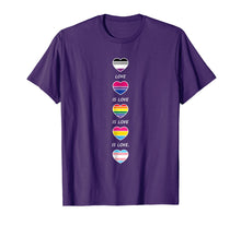 Ladda upp bild till gallerivisning, Funny shirts V-neck Tank top Hoodie sweatshirt usa uk au ca gifts for Love is Love Pride Shirt : LGBT Asexual Bi Pansexual Trans 1446314
