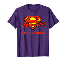 Ladda upp bild till gallerivisning, Jesus Is My Superhero Funny Christian Quote Saying T-Shirt 155717
