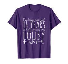 Ladda upp bild till gallerivisning, Funny shirts V-neck Tank top Hoodie sweatshirt usa uk au ca gifts for 14th Year Anniversary Shirt Fourteen Year Wedding Married 1487901
