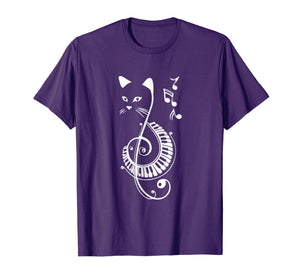 Funny shirts V-neck Tank top Hoodie sweatshirt usa uk au ca gifts for Cat lovers gifts-Musical Cat-Cat lovers Shirt Musician Gift 148569