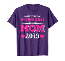 Ladda upp bild till gallerivisning, Funny shirts V-neck Tank top Hoodie sweatshirt usa uk au ca gifts for My First Mothers day as a mom 2019 Shirt for Mommy 1507224
