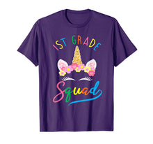 Ladda upp bild till gallerivisning, Team 1st Grade Unicorn Back To School For Girl &amp; Women T-Shirt 1707687

