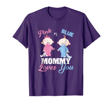 Ladda upp bild till gallerivisning, Funny shirts V-neck Tank top Hoodie sweatshirt usa uk au ca gifts for Pink or Blue Mommy Loves You-Gender Reveal Shirt 987787
