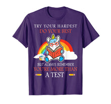 Ladda upp bild till gallerivisning, Funny shirts V-neck Tank top Hoodie sweatshirt usa uk au ca gifts for Try Your Hardest Funny Unicorn Reading Teacher Gifts Shirt 1968231
