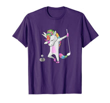 Ladda upp bild till gallerivisning, Golf Dabbing Unicorn Funny Dab Dance T-shirt Funny Gift 826661
