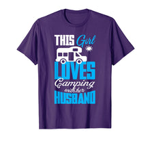 Ladda upp bild till gallerivisning, Funny shirts V-neck Tank top Hoodie sweatshirt usa uk au ca gifts for This Girl Loves Camping With Her Husband T-Shirt 4203253
