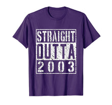 Ladda upp bild till gallerivisning, Straight Outta 2003 Sweet 16 Birthday Gift Funny 16th TShirt 810410
