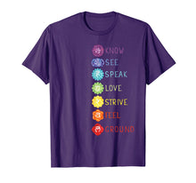 Ladda upp bild till gallerivisning, 7 Seven Chakras Yoga T Shirt
