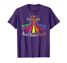 Ladda upp bild till gallerivisning, Support LGBT Rights T-Shirt - I'm Straight But I Don't Hate 845375

