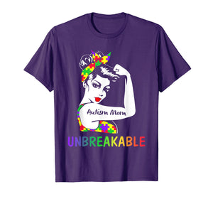 Funny shirts V-neck Tank top Hoodie sweatshirt usa uk au ca gifts for Autism Mom Unbreakable Shirts Autism Awareness Gifts Shirts 2324841