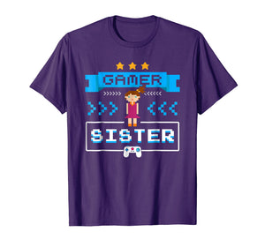Funny shirts V-neck Tank top Hoodie sweatshirt usa uk au ca gifts for Gamer Sister Video Games T-Shirt New Sister Cute Gifts Ideas 2608288