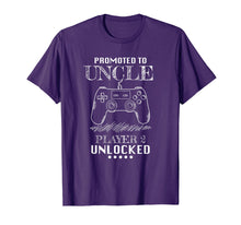 Ladda upp bild till gallerivisning, Funny shirts V-neck Tank top Hoodie sweatshirt usa uk au ca gifts for Promoted To Uncle Player 2 Unlock Shirt New Uncle Gamer Gift 2344288
