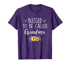 Funny shirts V-neck Tank top Hoodie sweatshirt usa uk au ca gifts for Blessed to be called Grandma T Shirt mother's day gifts 2240002