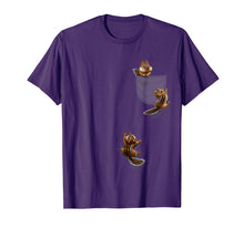Ladda upp bild till gallerivisning, Funny shirts V-neck Tank top Hoodie sweatshirt usa uk au ca gifts for T-Shirt, Cute Squirrel Playing, Climbing in Pocket, Chipmunk 2234512
