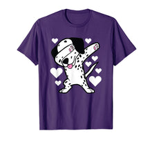 Ladda upp bild till gallerivisning, Funny shirts V-neck Tank top Hoodie sweatshirt usa uk au ca gifts for Valentine Dabbing Dalmatian Hearts TShirt Dalmation Shirt 1370734
