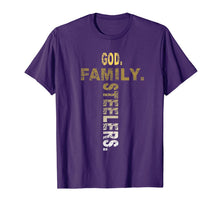 Ladda upp bild till gallerivisning, God Family Steelers T Shirt- Father's Day Gift T-Shirt 98431
