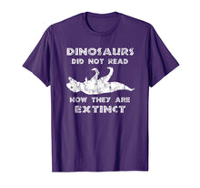 Ladda upp bild till gallerivisning, Funny shirts V-neck Tank top Hoodie sweatshirt usa uk au ca gifts for Dinosaurs Didn't Read TShirt - Funny I Love To Read Shirts 1816092
