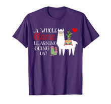Ladda upp bild till gallerivisning, Funny shirts V-neck Tank top Hoodie sweatshirt usa uk au ca gifts for A Whole Llama Learning Going On Shirt Teachers Students Gift 2916927
