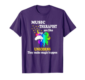Funny shirts V-neck Tank top Hoodie sweatshirt usa uk au ca gifts for Funny Unicorn Gifts Shirt for Music Therapist Therapy 1855321